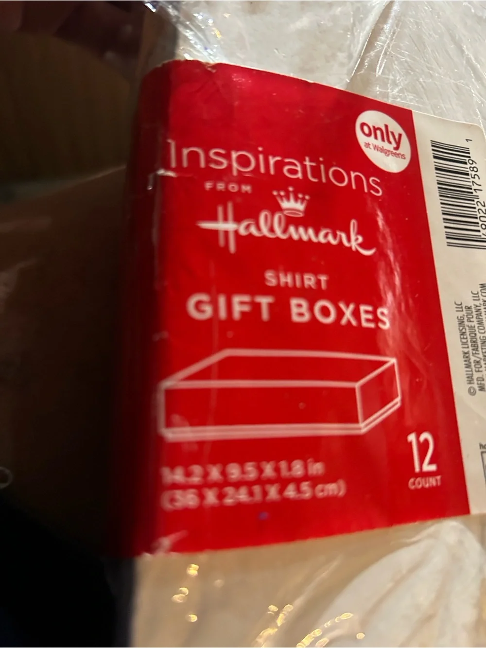 Hallmark White Shirt Gift Boxes - White (12 Count)